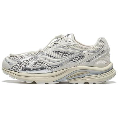 Pantofi sport casual Kinvara Elite 4, cu profil jos, pentru antrenament, navetă urbană, alergare, unisex, alb-argintiu, Saucony S79078-1