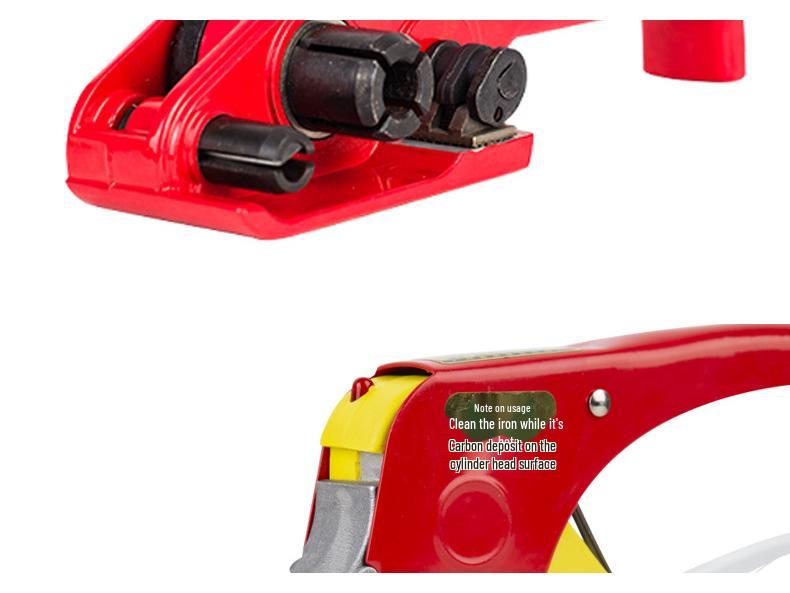Hot Melt Strapping Pliers with Electrofusion Crimping for Plastic PP Strapping and Buckle-Free Manual Use