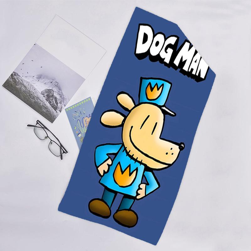 1pc DogMan1 Beach Towel, Beach and Seaside Swimming Pool Equipment, Fashion Pattern, Rectangular, Travel Essentials