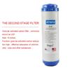ATWFS Set di Sostituzione Cartucce Filtro Acqua RO a Osmosi Inversa a 5 Stadi con Membrana da 75 GPD