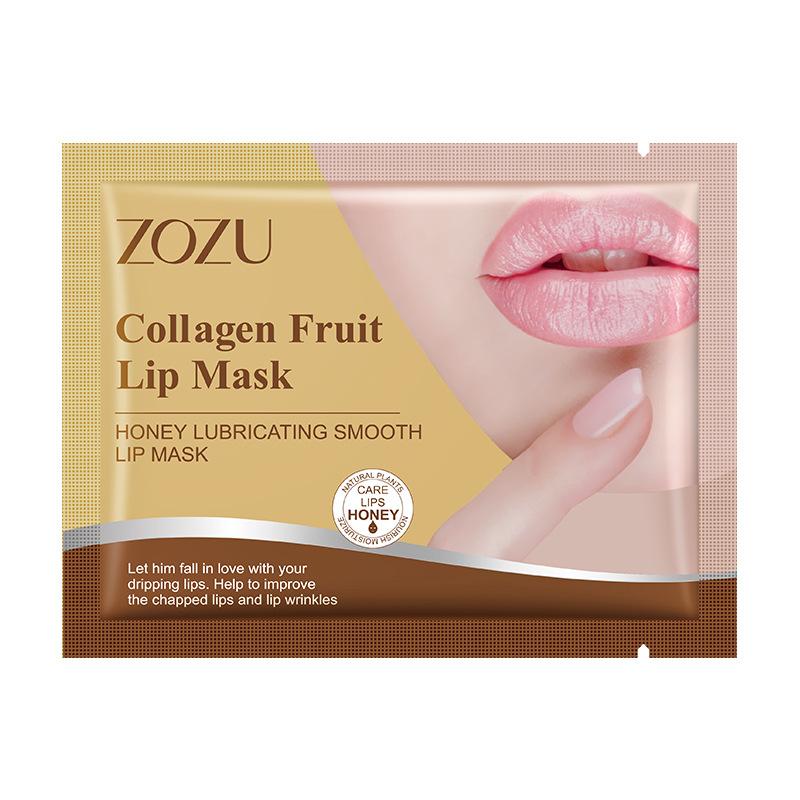 

10 шт. Коллагеновые кристаллические розовые гелевые маски для ухода за губами