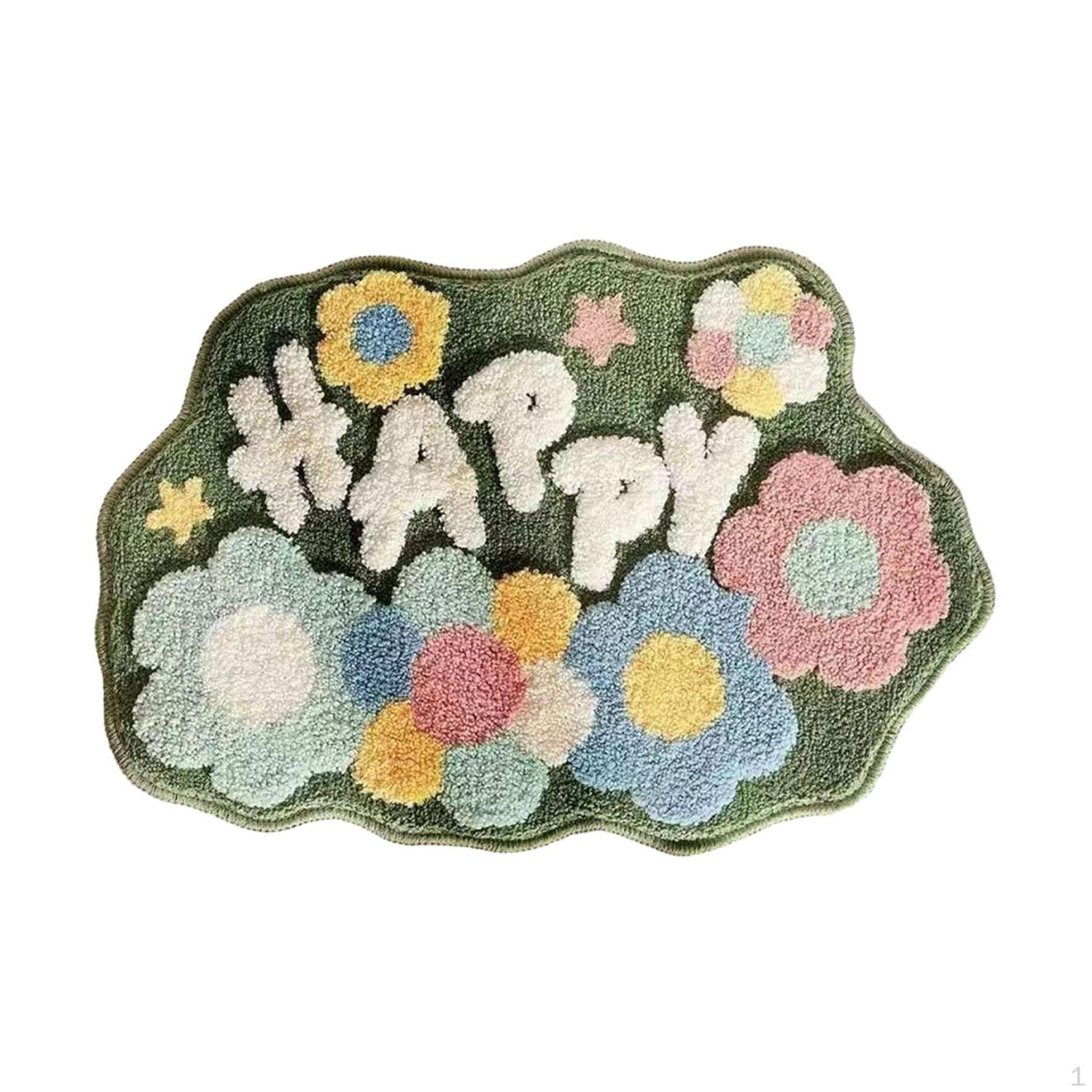 

Коврик для ванной, пол для ванной комнаты, украшение для туалета, цветочный узор, коврик для душа Style D