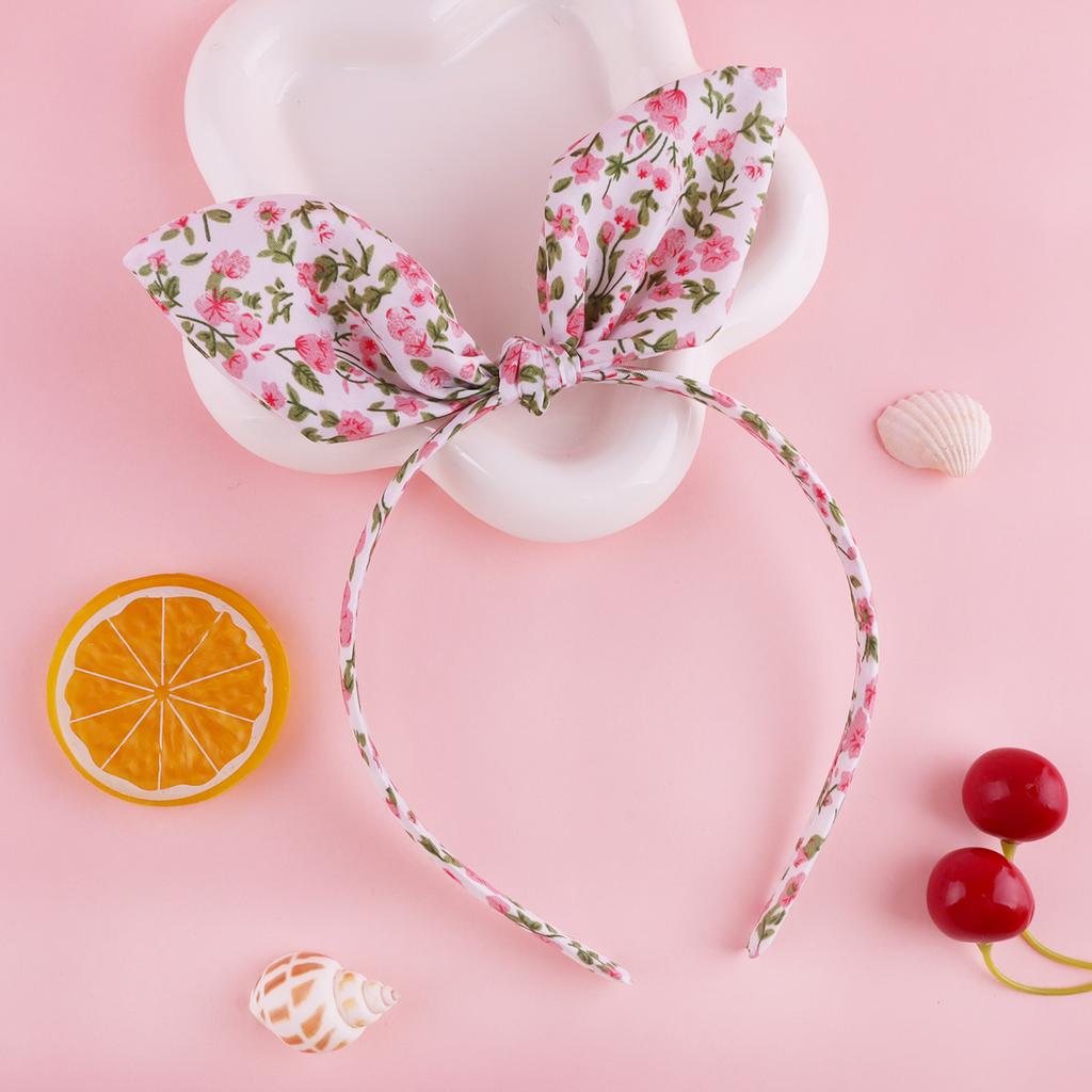 Cute Bunny Ear Easter Headband Non-Slip Rabbit Flower Hair Hoop Fashionable Girl Hair Accessories for Women