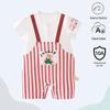 Antibacterial Summer Short-Sleeve Newborn Cotton Bodysuit