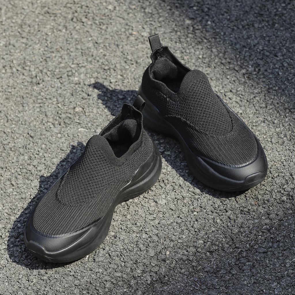 Men's & Women's Casual Running Sneakers Breathable Mesh Slip-on Design Thick Platform Sole Ultra-Lightweight for Gym & Jogging 36-45