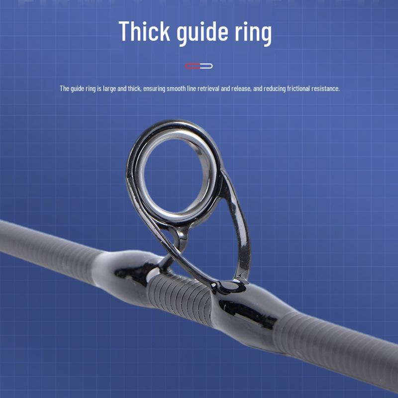 TRAVEL KARP Långkast 4-delad Spö, 3,75LBS, FiskeSpö med Flera Specifikationer