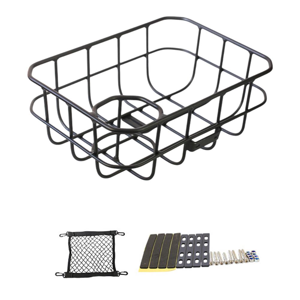 Basket For Mountain Bicycles Leisure Bike Basket Mountain Bike Basket Aluminum Alloy Basket Screw Accessories Included Cycling