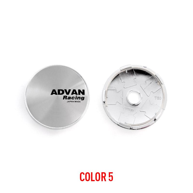 4PCS/Lot 60MM Car Wheel Center Hub Caps for ADVAN Racing Emblem Wheel Center Cap label car styling accessories