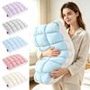 Chladicí polštáře šetrné k pokožce Mellow Puff Cloud Pillow, Led?Prošívané mřížkové hedvábné lůžko Měkká podpora proti pocení pro spáče na boku a zádech,