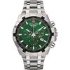 Montre chronographe à quartz pour homme Star Fighter de Grovana, cadran vert, 7043.9134, 100 m