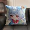 Sigewinne Genshin Impact Cushion Cover Natural Linen Organic Fabric DoubleSided Printing Sofa Home Decor Gift Pillow Case