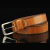 Leather Belt Hollow Colorful Reusable Pin Buckle Belt for Boy