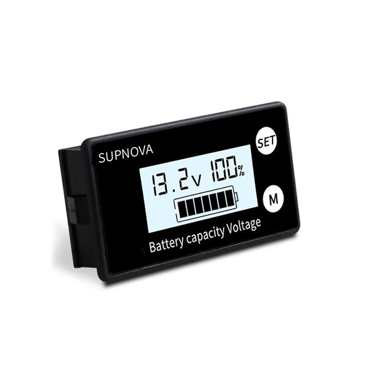 LCD Power Meter for 8-100V Electric Vehicle Batteries (Lead-Acid and Lithium)