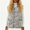 Women's Fashion Light Jacket Stand Collar Multicolor Zipper Button Coat