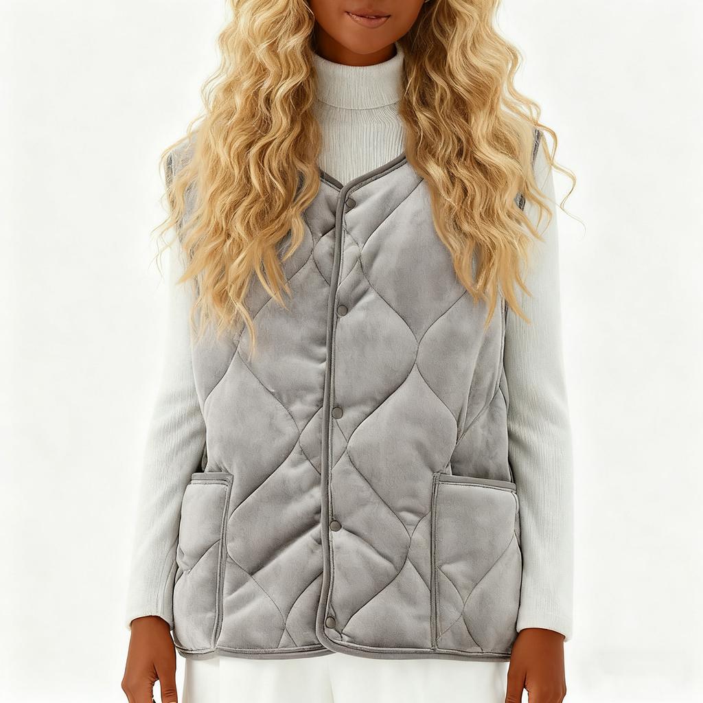 Women's Fashion Light Jacket Stand Collar Multicolor Zipper Button Coat