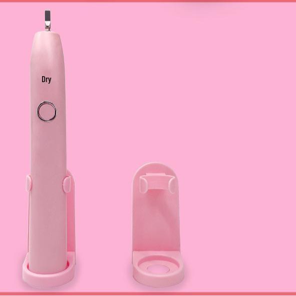Punch-Free Wall-Mounted Electric Toothbrush Holder & Storage Rack розовый