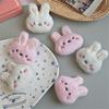 Cartoon Plush Rabbit Head Brooch Soft and Comfortable Clothes Badge for Kids Teens and Adults Fashion Backpack Accessory