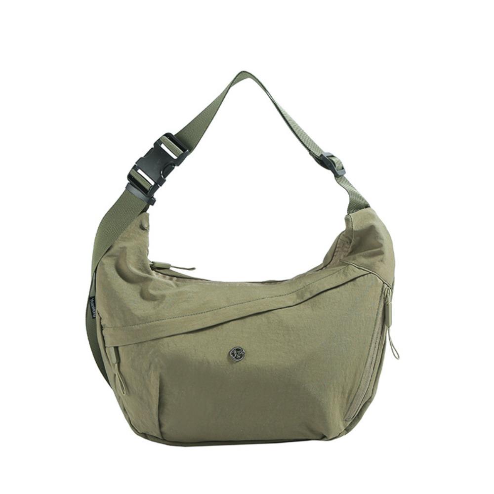 Large Capacity Nylon Crossbody Bag Korean Style Dumpling Bag Oxford Cloth Shoulder Bag  Travel