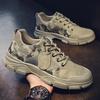 2024 New Men's Shoes Anti Slip and Wear-resistant Outdoor Work Clothes Mountaineering and Leisure Work Site Camouflage Trendy