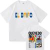 Rapper Quevedo El Baifo Fashion O-Neck Tshrit Hipster Men Women Clothing High Quality Short Sleeve Fans Casual Oversized Tshrits