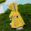 Hooded Dog Rain Poncho Windproof Waterproof Rain Jacket Soft Pet Raincoat  Medium Dogs