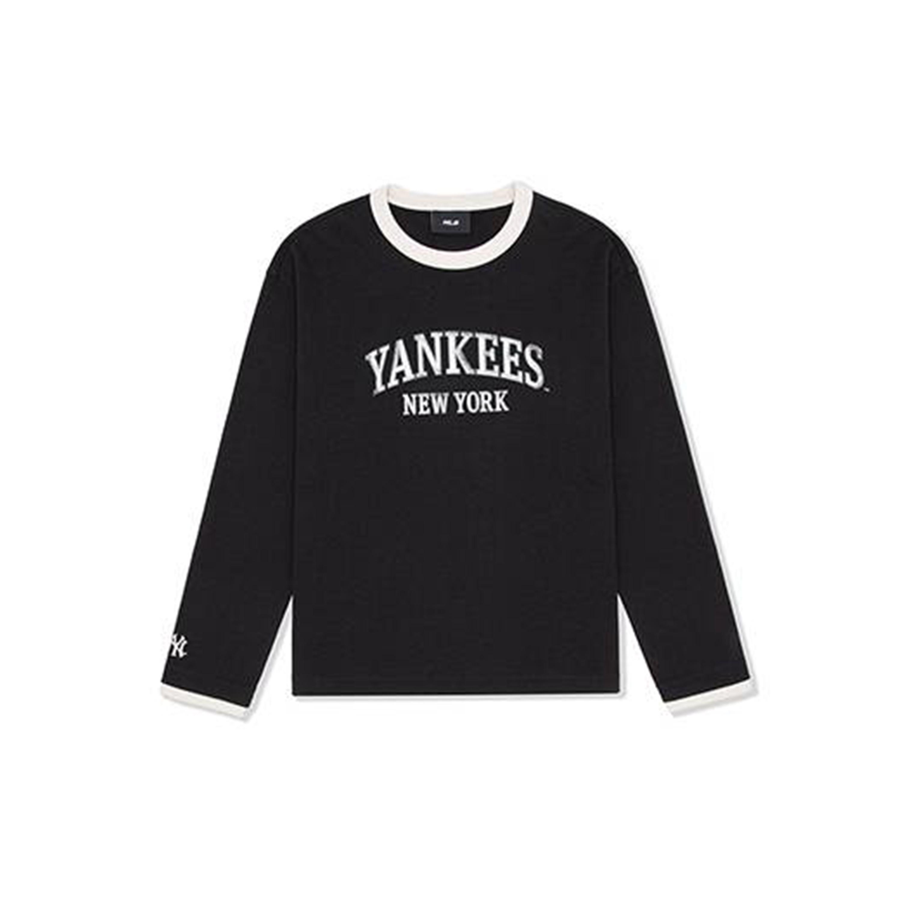 MLB Preppy Style Collection New York Yankees FW25 T Shirt Unisex 3ATSV2054-50BKS L