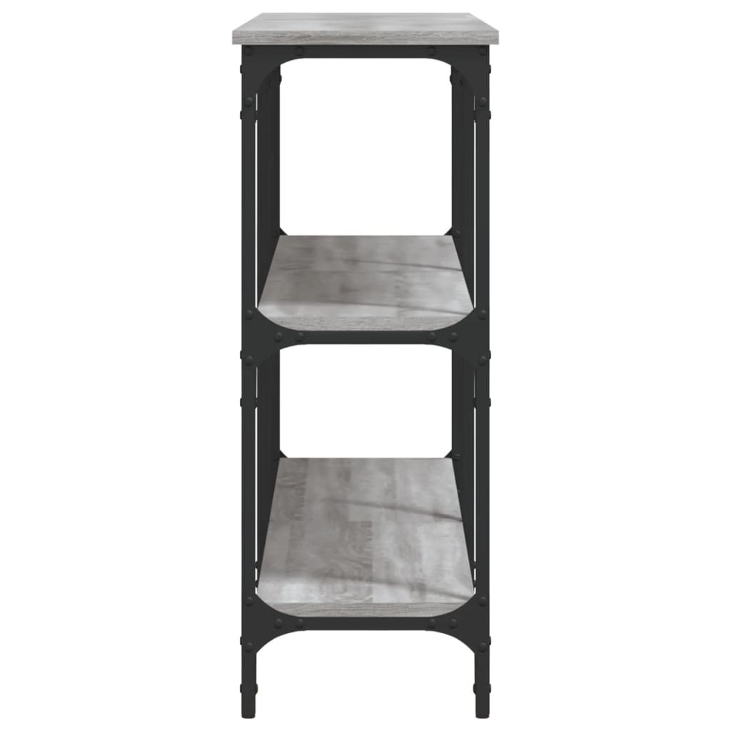 Console Table Grey Sonoma 150x29x75 cm Particleboard