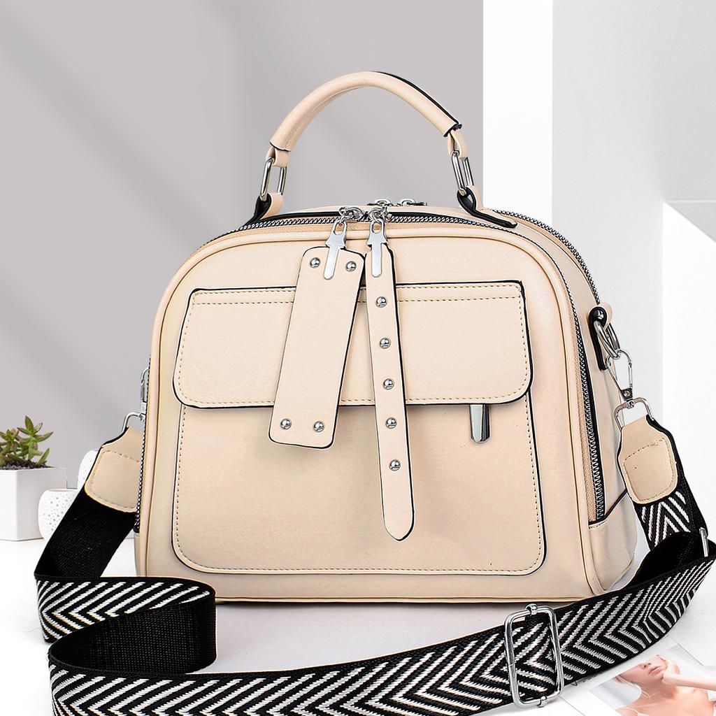Versatile women's bag 2025 new simple small square bag trendy fashion shoulder messenger bag