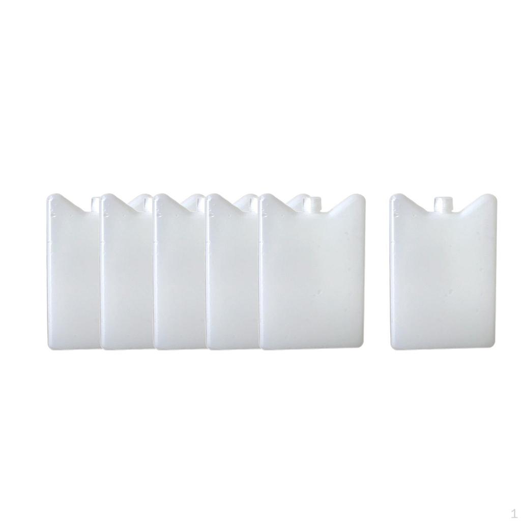 6 Ice Packs for Coolers Portable Freezer Blocks And Outdoor Activities