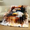 Majestic Eagle Sunset Blanket for All Seasons Blanket Lunch Break Throw Gift