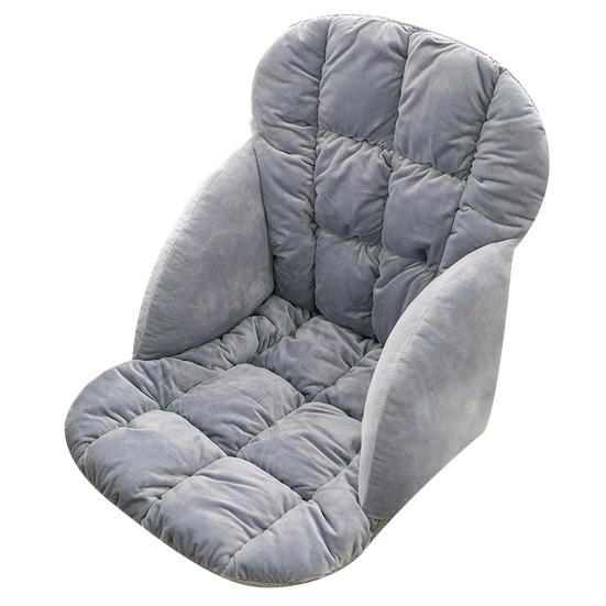 Winter Chair Cushion with Back Support And Elastic Band Thickened Keep Warm Detachable Washable Office Chair Seat Cushion Rocking Chair Cushion