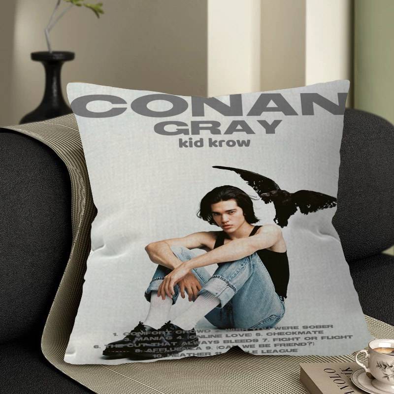 Singer C-Conan Gray Personalized Picture Text Home Decorative Pillows Household Gifts 45x45cm