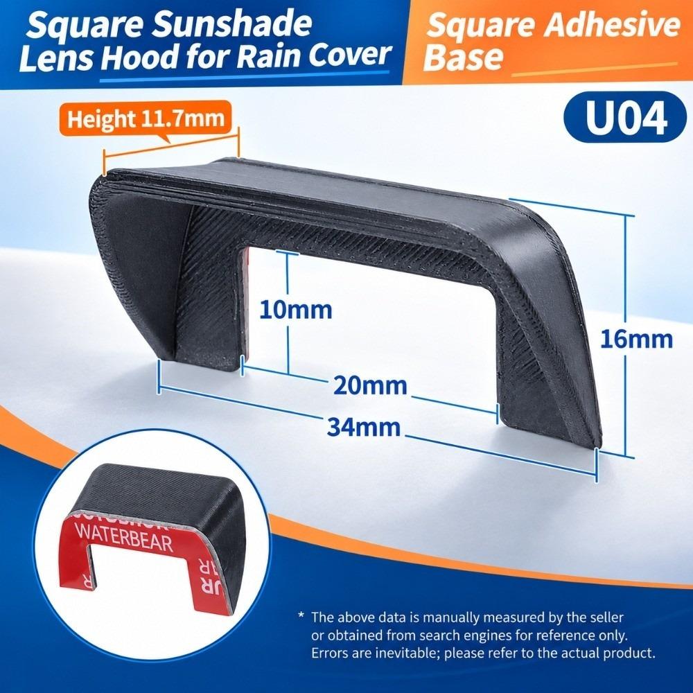 Universal Car Reversing Camera Rain Cover Waterproof Car Dashcam Rain Guard Car Exterior Camera
