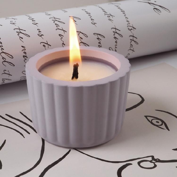 Silicone Mold for DIY Cement Cup with Crystal Effect Trendy Plaster Candle Cup Mirror Silicone Mold