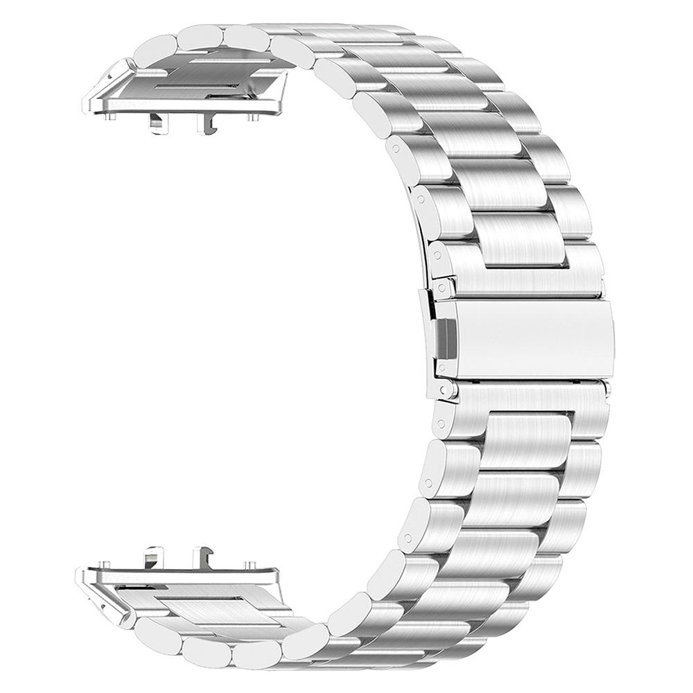 For Samsung Galaxy Fit3 Replacement Strap Quick Release Stainless Steel Watch Band,Silver