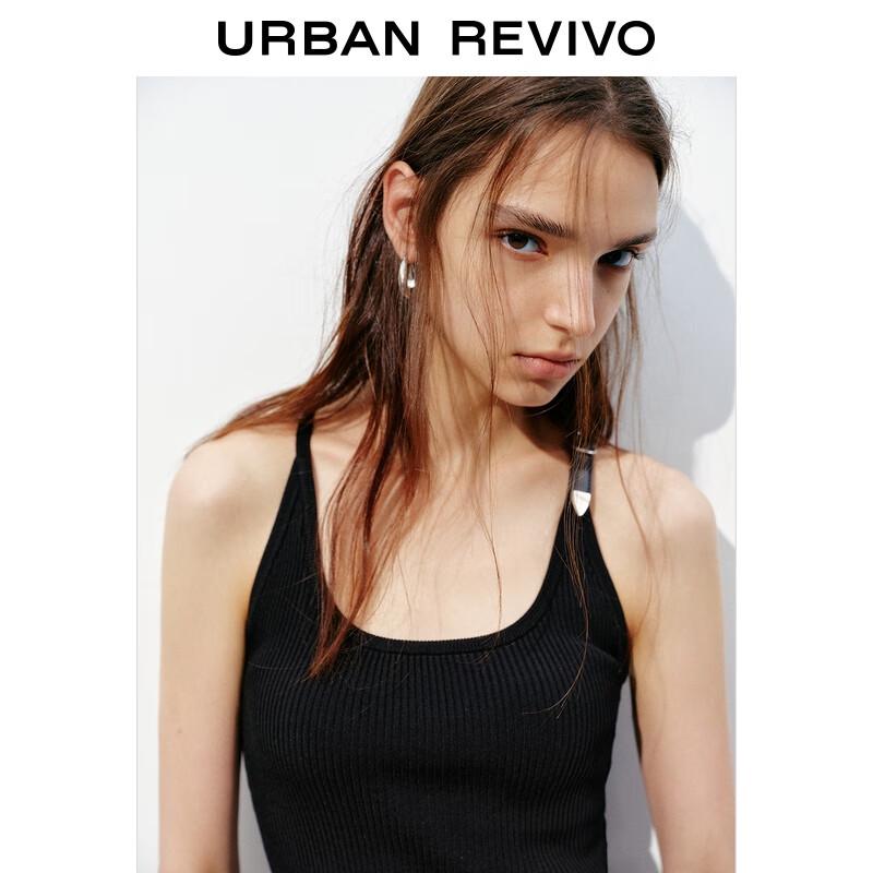 UR 2025 Women's Short Slim Sleeveless Knit Top