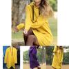 Cozy Womens Winter Long Sleeve Tunic Tops Pullover Hoodie Dress In Six Colors