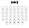 Acrylic Circle Badge Making Kit Pin Button Backs Craft Supplies Round Name Tag Blanks DIY Crafting Materials