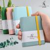 Portable Wireless Adhesive-Bound Small Notebook with Strap & Pen Holder - Customizable Business Diary