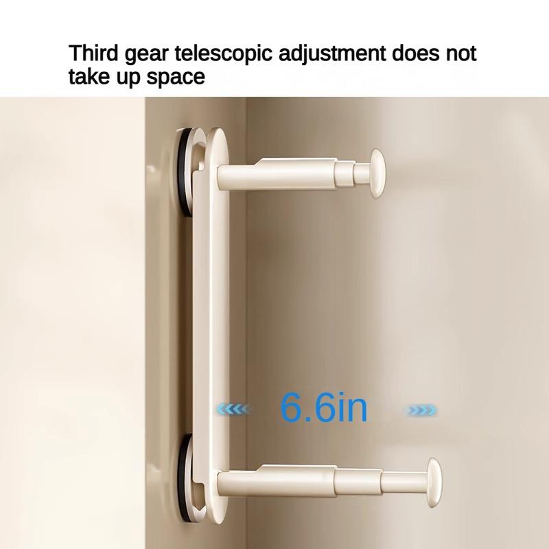 Double-ended hanger storage rack Suitable for wardrobe & balcony Possesses two poles Various types of hangers can be placed