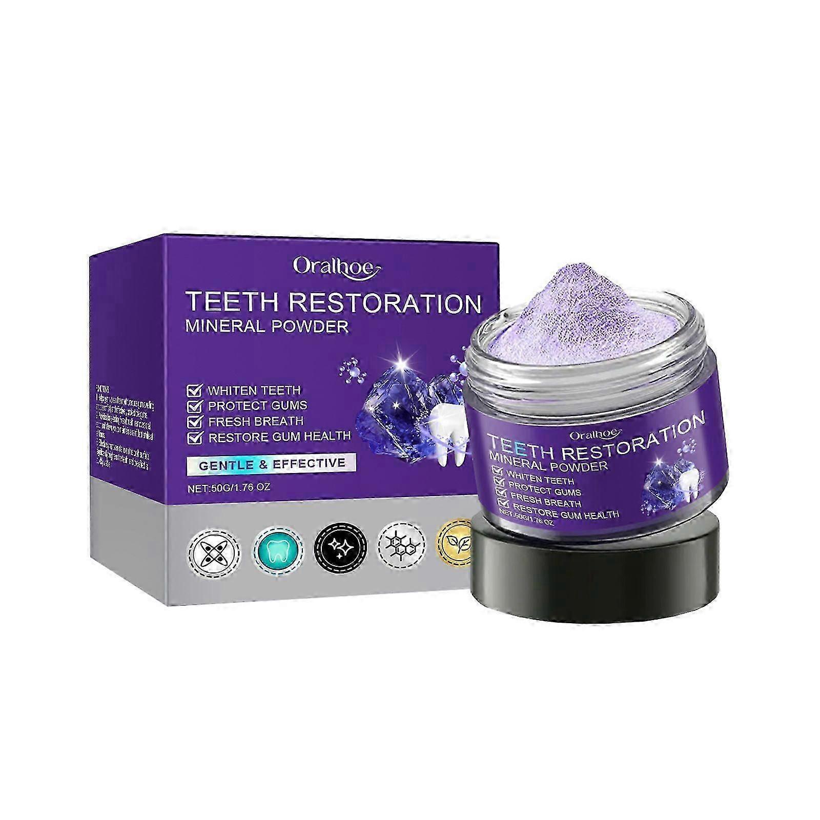 Mineral Powder Teeth Whitening for Dental