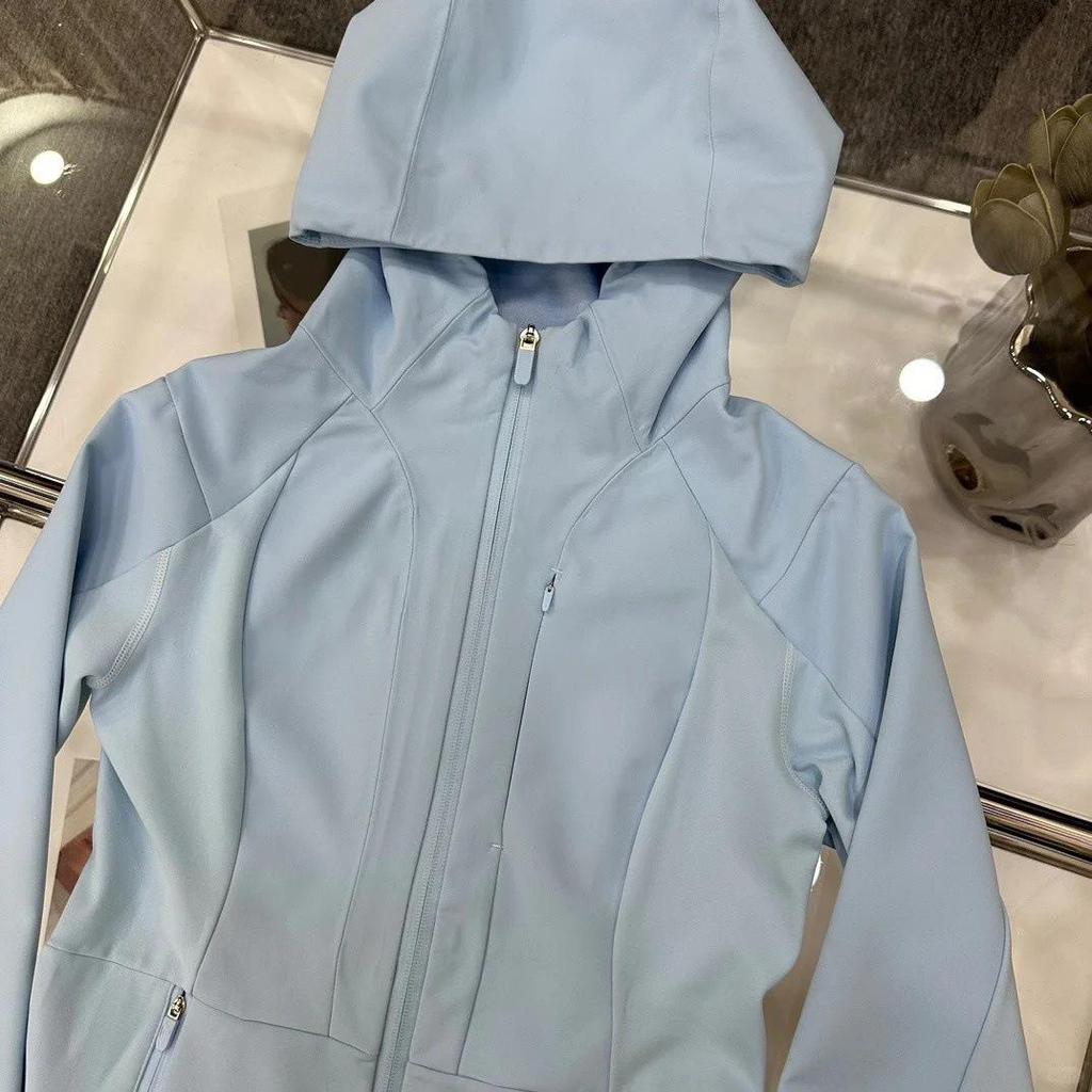 Lulu-X Women's Waterproof Hooded Softshell Rain Jacket with Fleece Lining