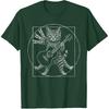 Rock Cat Guitar Music Funny Feline Rocker Design T-Shirt