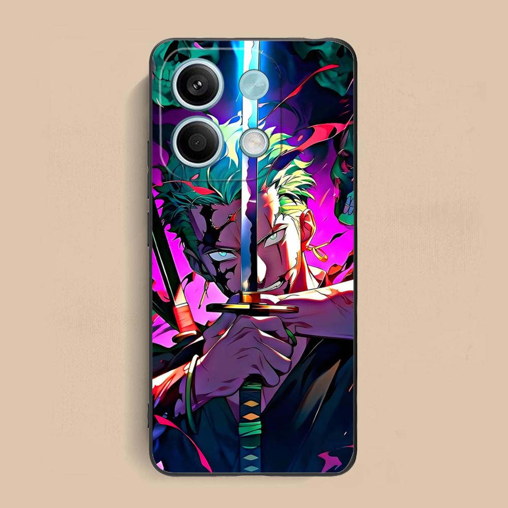 Anime Zoro Mobile Phone Case for Xiaomi Redmi Note 14 13 12 11 A5 3 2 1 Pro Plus 4G 5G Colour Printing Protective Pretty Cover