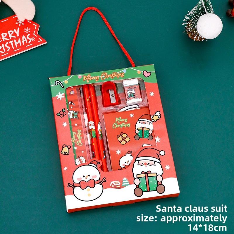 Christmas Stationery Gift Set, Student Surprise Stationery Small Gift Box, Kindergarten Christmas Whole Class Reward Small Gifts