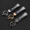 Car Carbon Fiber Style Keychain Microfiber Leather Key Chain For Volvo Xc60 Xc90 V40 V60 S60 V50 V90 S80 C40 XC40 V70 Rdesign