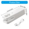 Stable Mini Sealing Device User Friendly Mini USB Seal Machine for Gift Wrapping and Snacks Bag Resealing