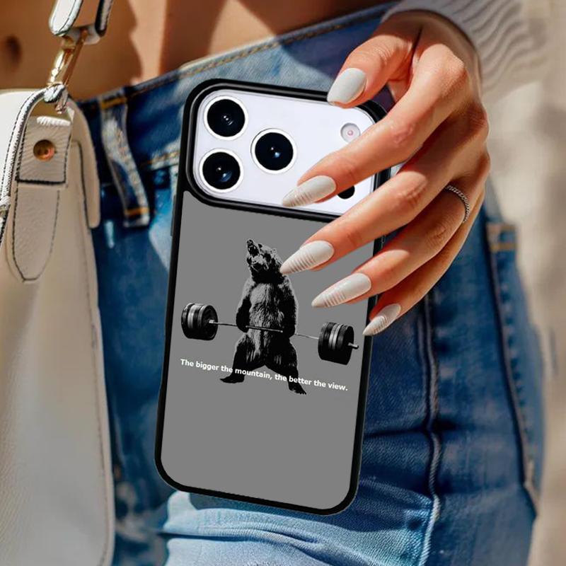 

Bodybuilding Gym Fitness Phone Case For iPhone 17 Air 14 15 13 12 Max Cover For Apple 14 15 16 16e 11 Pro Max Plus Coque iPhone 17Air