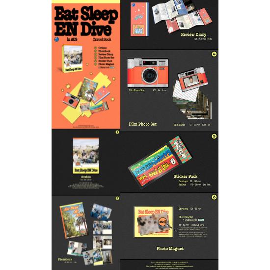 Select POB TRAVEL BOOK ENHYPEN Eat Sleep EN Dive In AUS