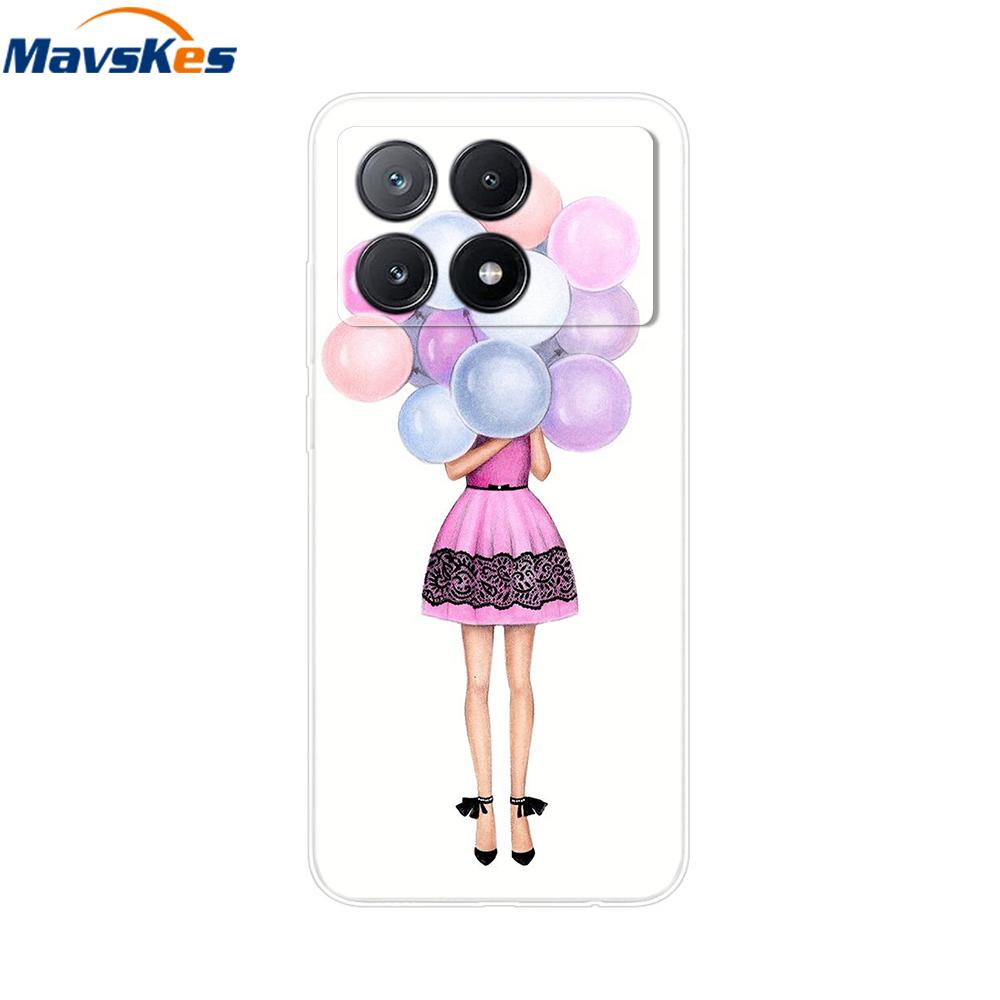 Für Xiaomi Poco X6 Pro Hülle Weiches TPU Silikon Handy Klare Abdeckung Für Xiaomi Poco X6 5G Hülle Bumper Pocox6 X 6 5G 2024 Funda Coque
